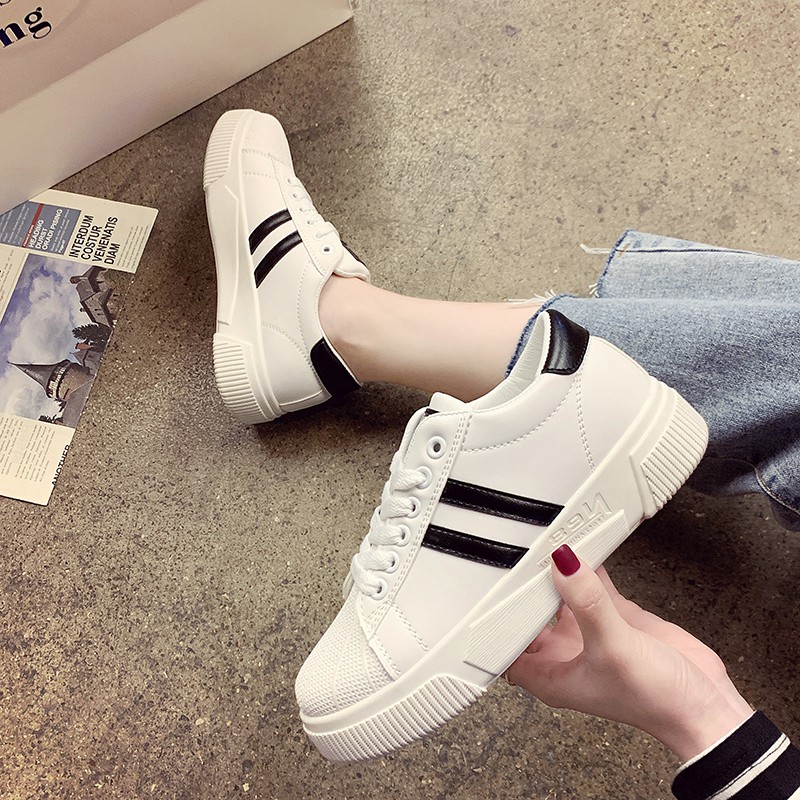 [FREESHIP TỪ 50K] Giầy thể thao nữ Sneakers，Giày Shell Toe trắng Ulzzang(A001&A002) | WebRaoVat - webraovat.net.vn