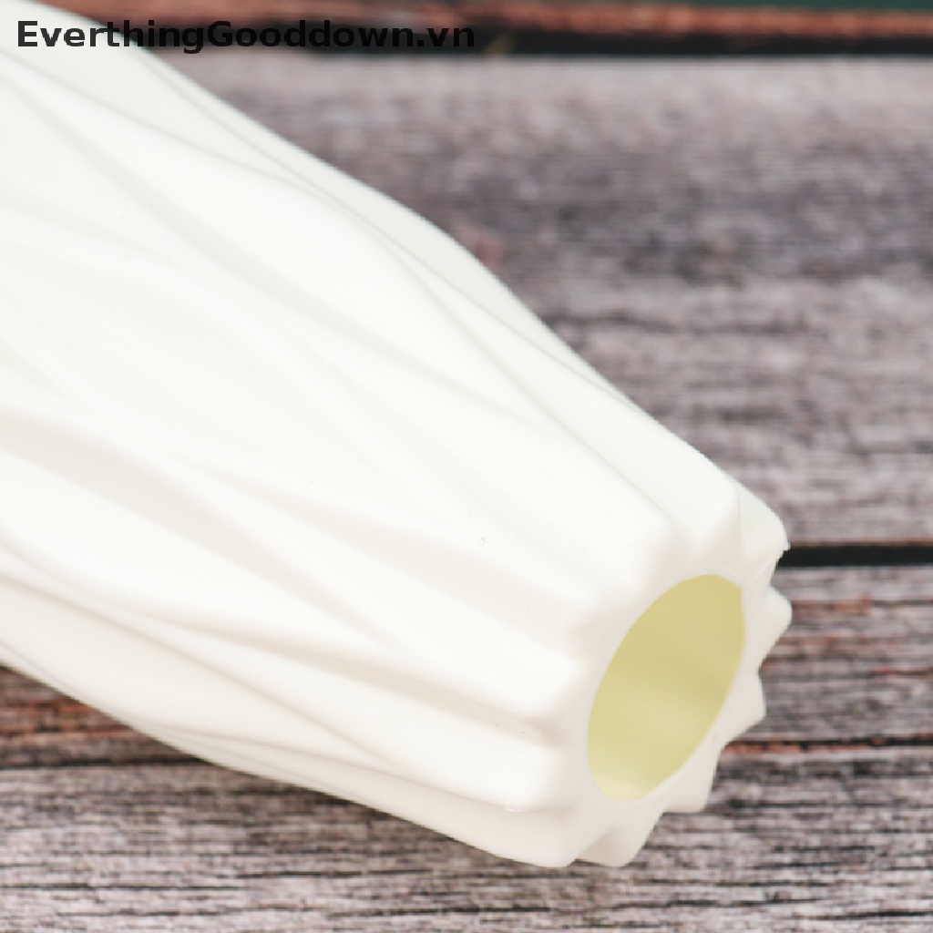 Everthinggood Bình Hoa Bằng Nhựa Giả Gốm Sứ Màu Trắng Dùng Trang Trí Nhà