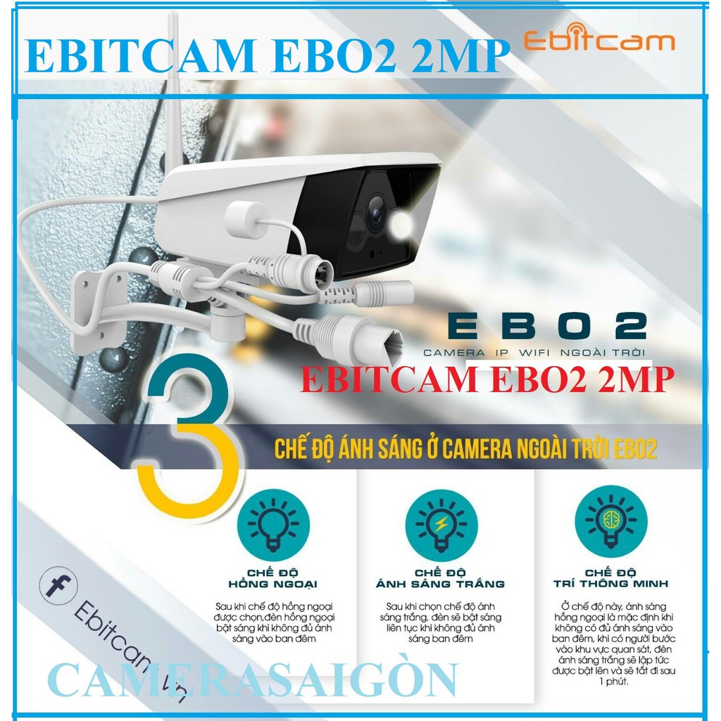 CAMERA EBITCAM 2MP NGOÀI TRỜI EBO2