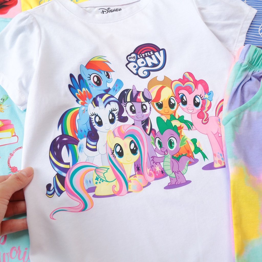 Đồ Bộ quần áo thời trang bé gái size Đại 5 đến 14 tuổi họa tiết Disney Chất thun cotton từ 19 đến 40kg - SGSA