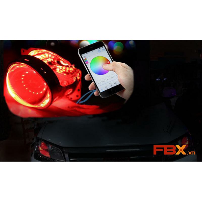 LED MẮT QUỶ DAYLIGHT ĐỔI MÀU QUA APP ĐIỆN THOẠI