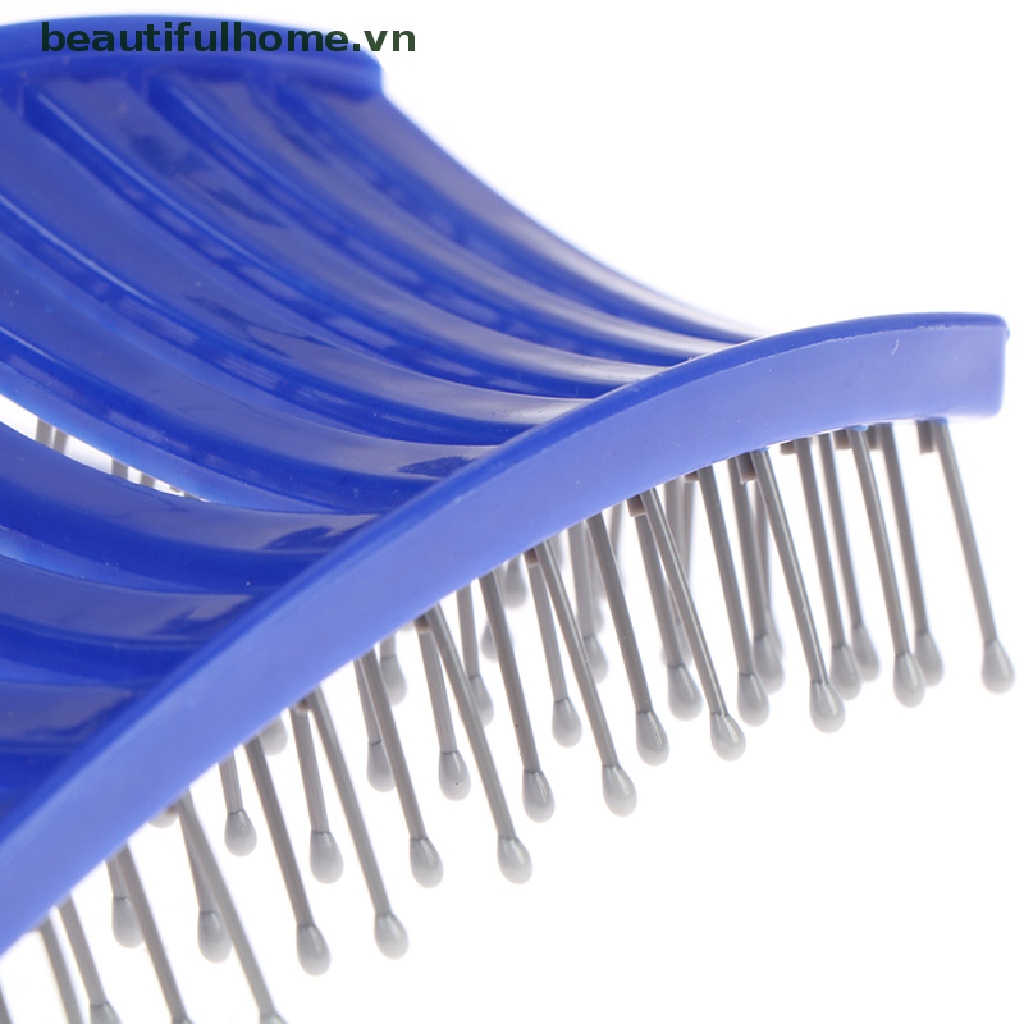 Lược Chải Tóc Răng Cong Mát Xa Da Đầu Chuyên Nghiệp