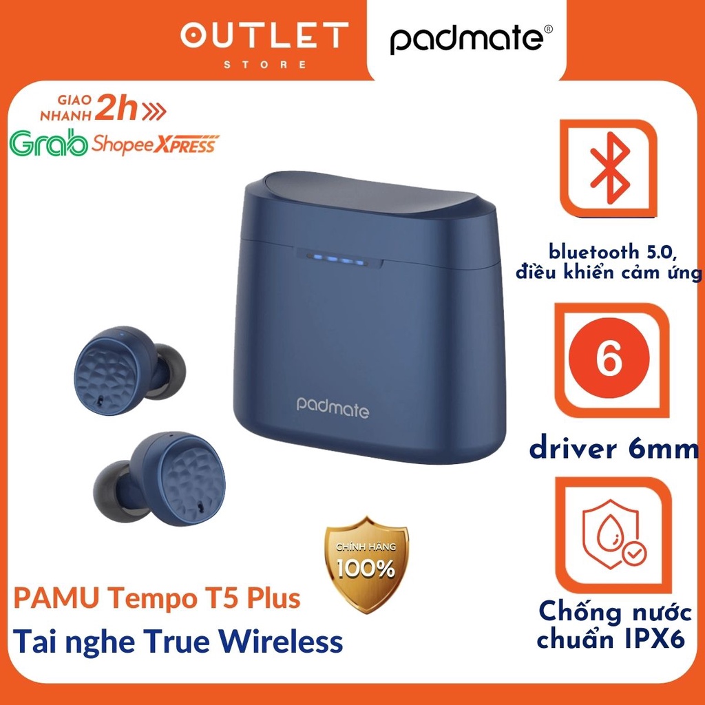 Tai nghe True Wireless Padmate Tempo T5 Plus