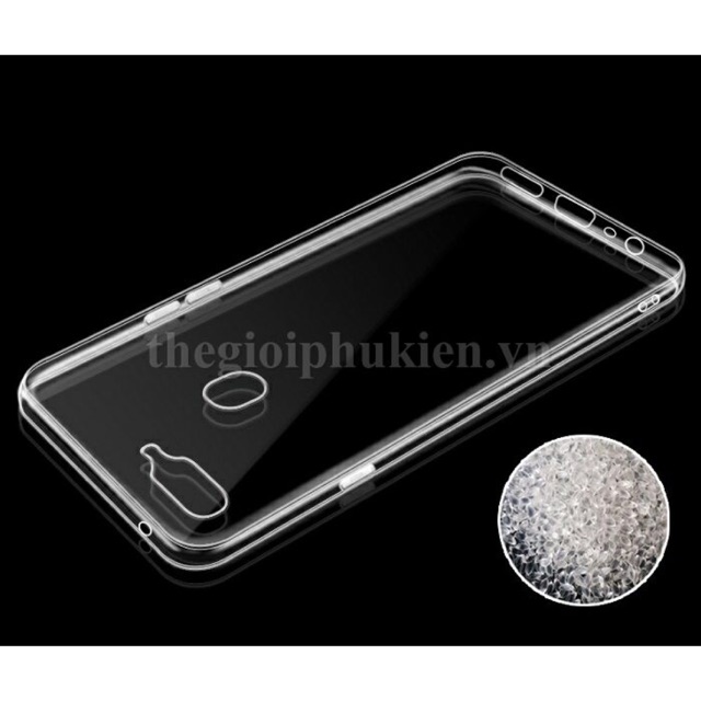 Ốp xilicon dẻo trong loại dầy oppo A5S,A7,F5,F7,F9