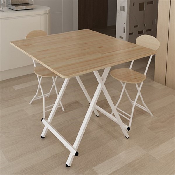BỘ BÀN GHẾ GỖ GẤP GỌN, KHUNG THÉP CHẮC CHẮN | BigBuy360 - bigbuy360.vn