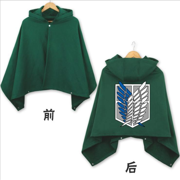 Áo choàng hóa trang nhân vật trong Attack on Titan