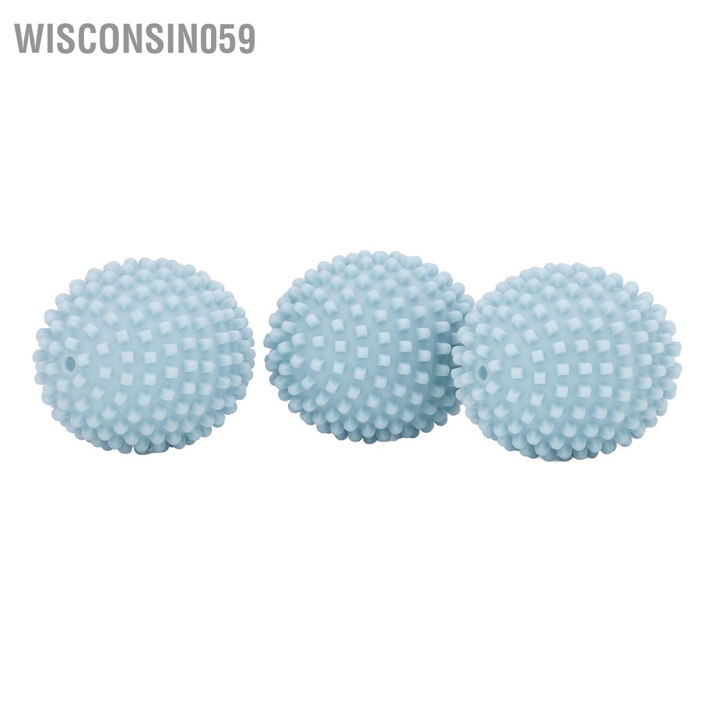 Magic Bóng Giặt 8 Chiếc Máy Giặt Bóng Giặt Khử Nhiễm Nhựa PVC Chống Rối【Wisconsin059】