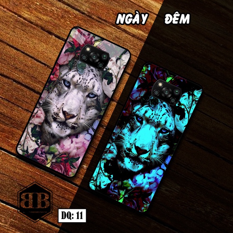Ốp lưng kính Dạ Quang Xiaomi POCO X3 / POCO X3 PRO phát sáng trong đêm hình joker