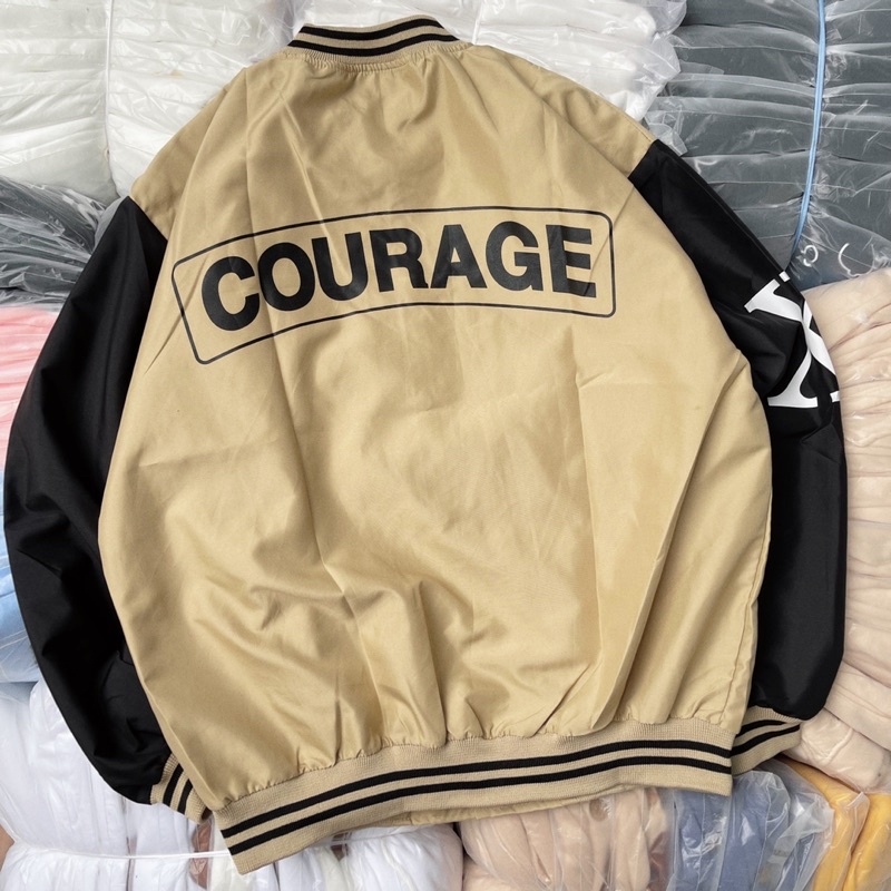 [ Ảnh Thật] Áo Bomber Dù 2 Lớp Mero F Courage 2 dày dặn chất dù đẹp có ảnh thật shop Lana chụp