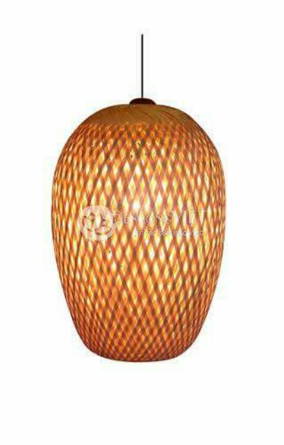 Đèn lồng 2 lớp đèn mây tre nan trang trí nhà cửa hoặc quán cafe