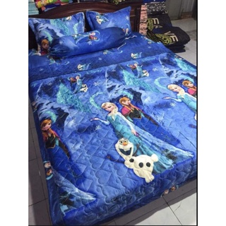 Set 5 món chăn ga gối đệm cotton poly chuẩn hàng đẹp xuất sắc