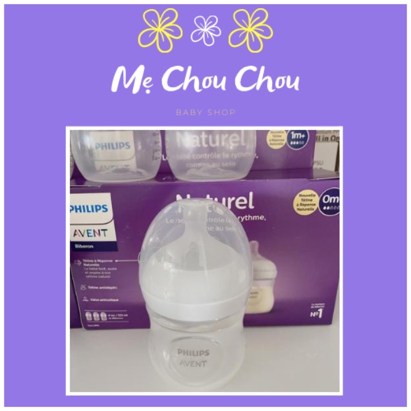Bình sữa Avent bản mới nhất 2021 dung tích 125ml-260ml