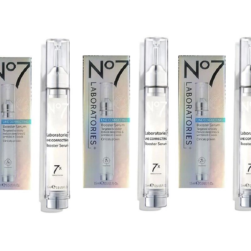 Serum giảm nếp nhăn No7 Laboratories Line Correcting Booster Serum 15ml