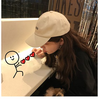 Mũ Lưỡi Trai Nữ Cotton Mềm Nón Kết Nữ In chữ Bóng Chày Chống Nắng Đơn Giản Thời Trang Ulzzang Hàn Quốc