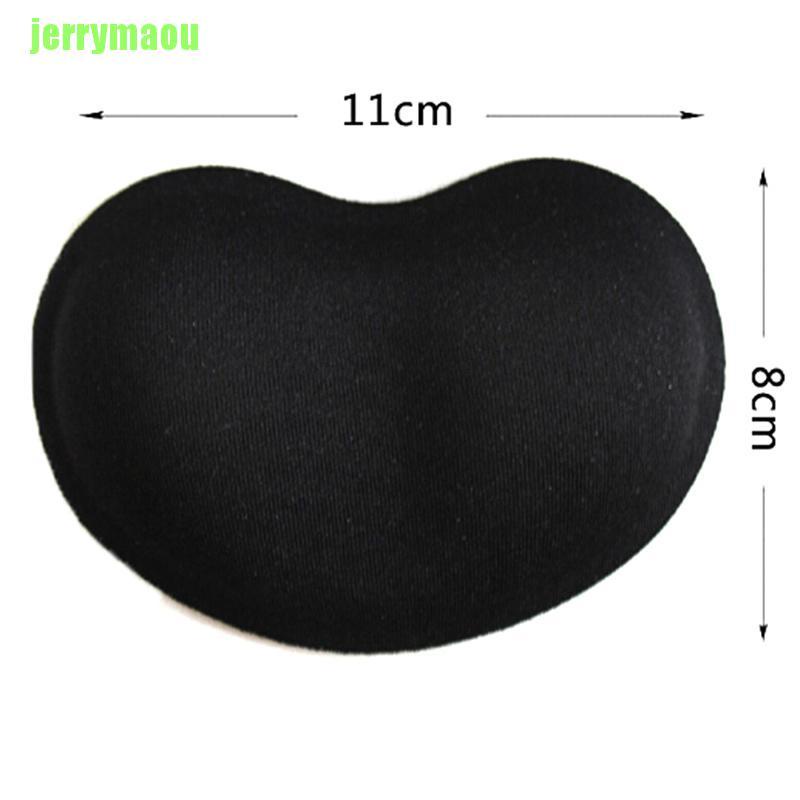 [JERU] Heart-shaped 3d wrist rest silica gel hand ow memory cotton mouse pad ERHZ