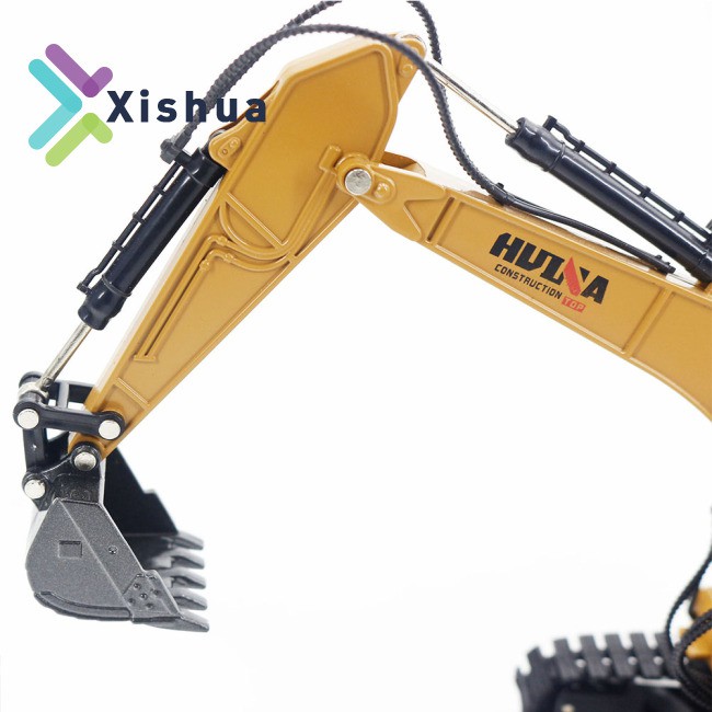 RU Static Model Of HuiNa 1710-2 1:50 Full Alloy Excavator control excavator toy controller forklift toys Mini Car