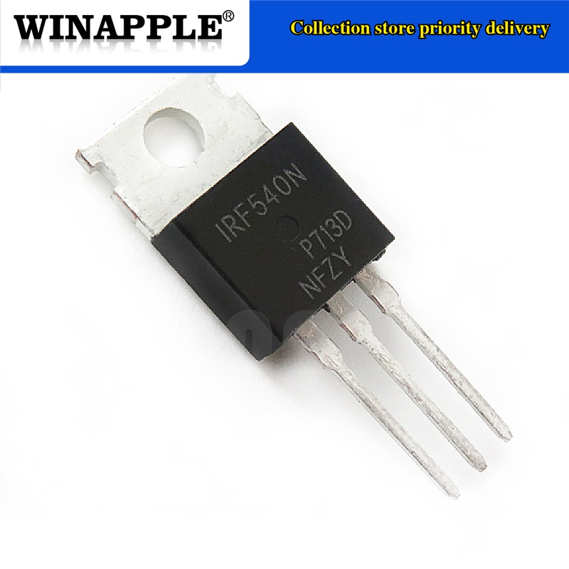Set 10 bóng bán dẫn IRF540NPBF IRF540N IRF540 TO-220 100V 33A