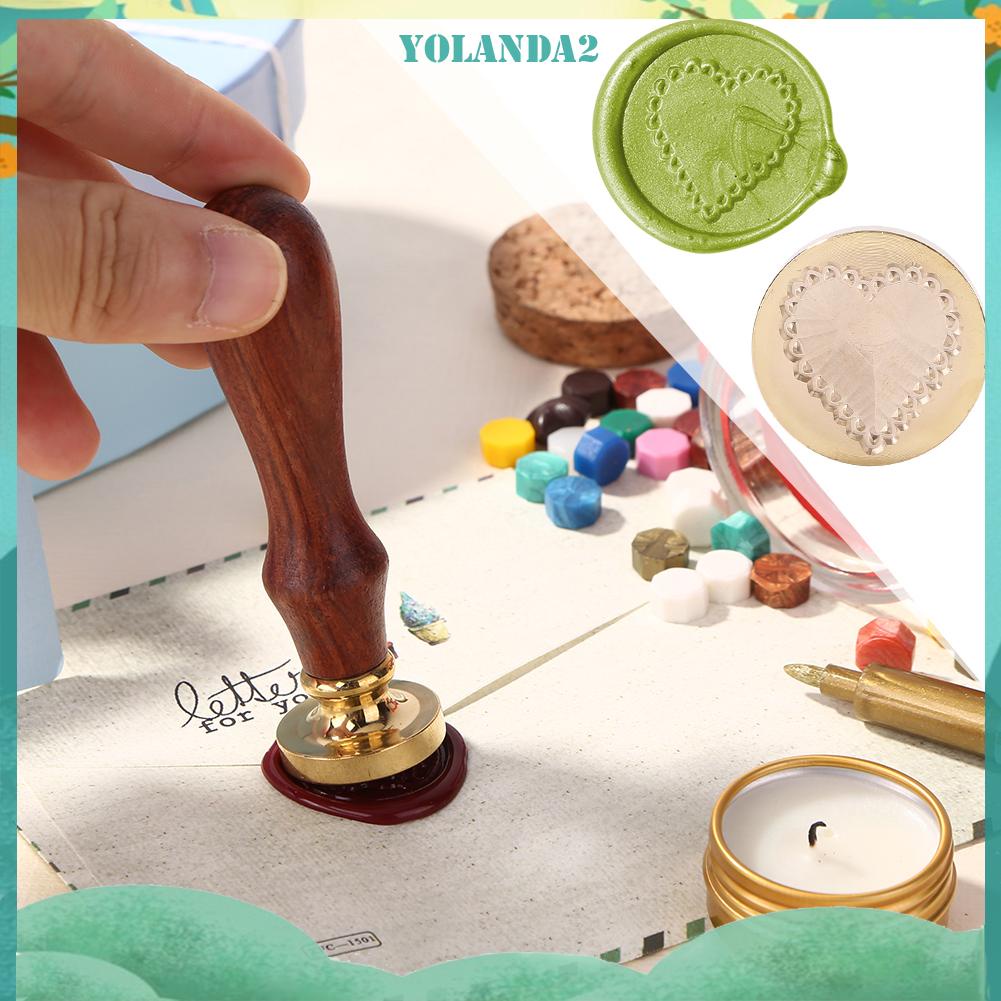 Đầu con dấu ấn sáp dán thiệp cưới phong cách cổ điển