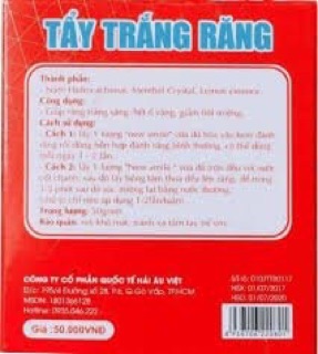 TẨY TRẮNG RĂNG