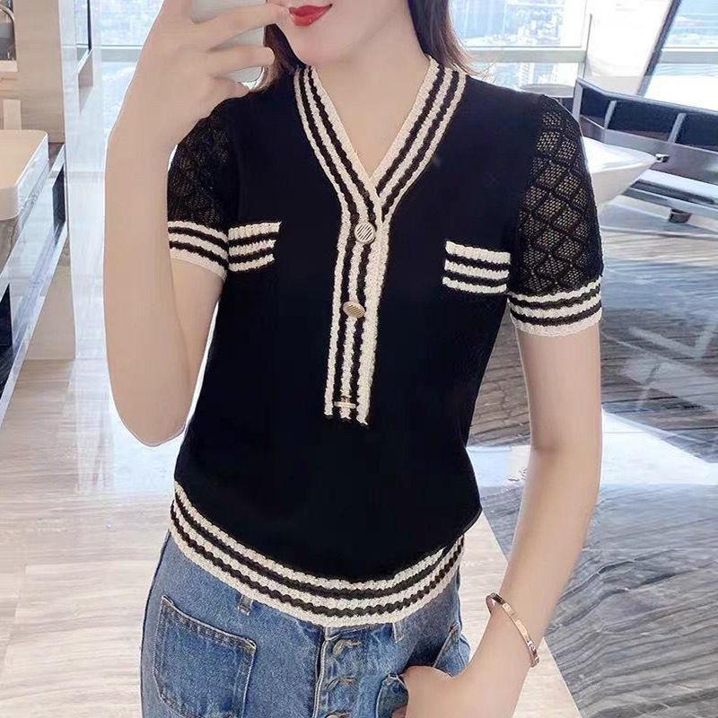 Áo Nữ Ngắn Tay Chất Băng Lụa Montoghi Cao Cấp Thời Trang Kiểu Dáng Hàn Quốc - Dala2