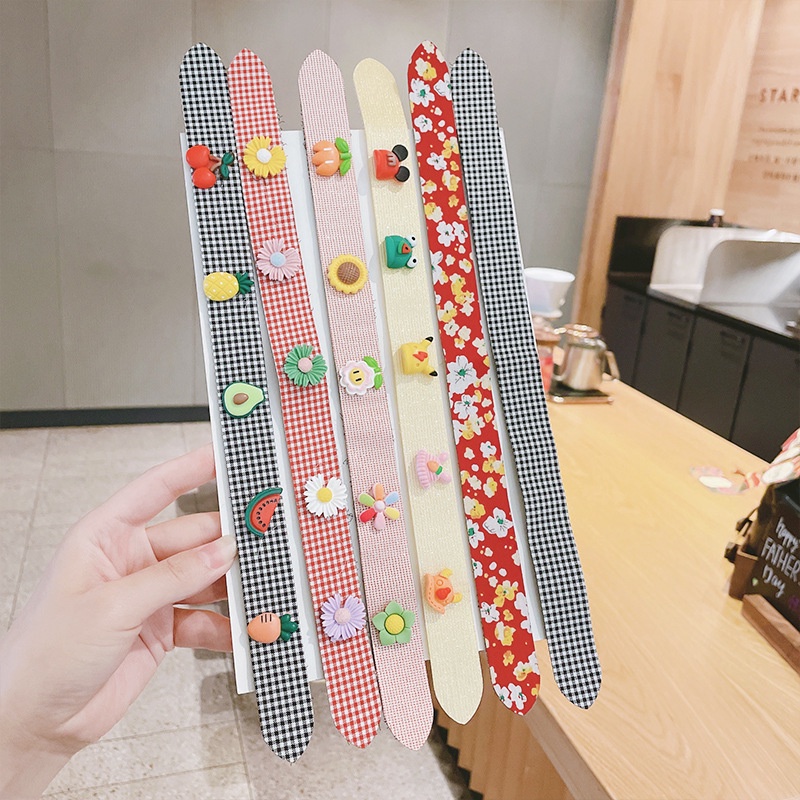 Cài Tóc Đính Hoa Hoạt Hình Xinh Xắn Dành Cho Bé