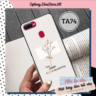 Ốp lưng điện thoại Oppo F5 - Oppo F7 - Oppo F9 - Oppo A7/A5s/A12 - Ốp lưng Oppo in hình hoa nữ tính dễ thương.