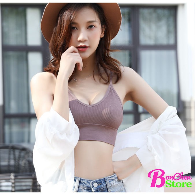 Áo ngực thun len tăm thoải mái cho nữ BC037 | BigBuy360 - bigbuy360.vn