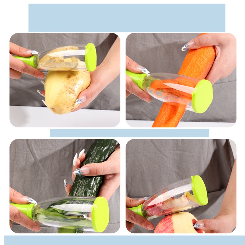 Dụng cụ gọt củ quả thu vỏ tiện lợi IN100