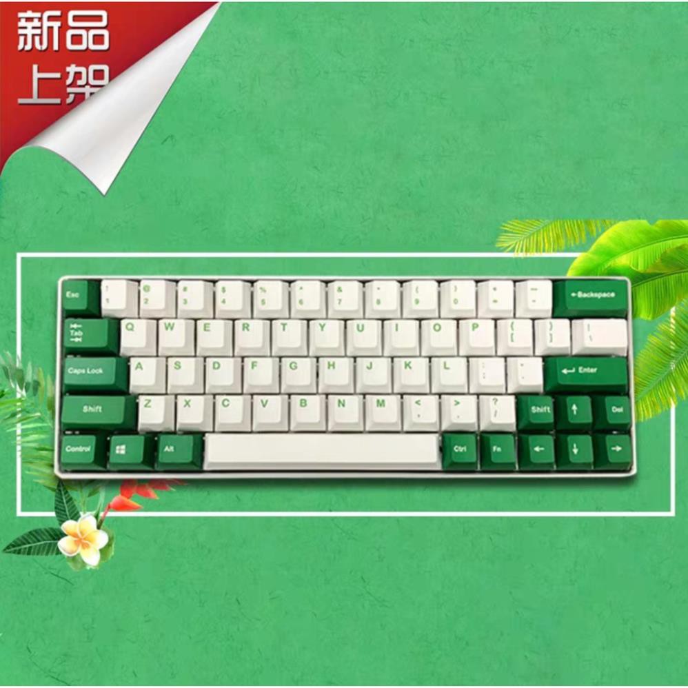 Bàn Phím Cơ WOAOO DIY 64 Coca Switch CHERRY, Keycap PBT DoubleShot, Led RGB, Case Kim Loại, Cáp Type C