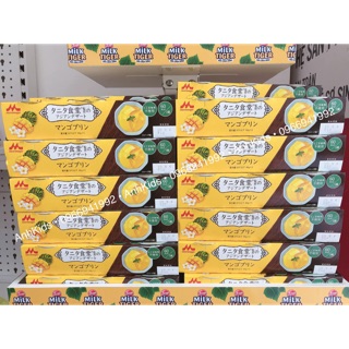 PUDDING VỊ XOÀI MORINAGA NHẬT DATE 8/2020 (MANGO PUDDING MORINAGA)
