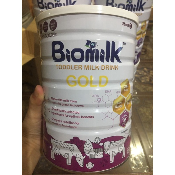 4 lon Sữa Biomilk gold số 3 lon 800g Của Úc hạn 4 2024