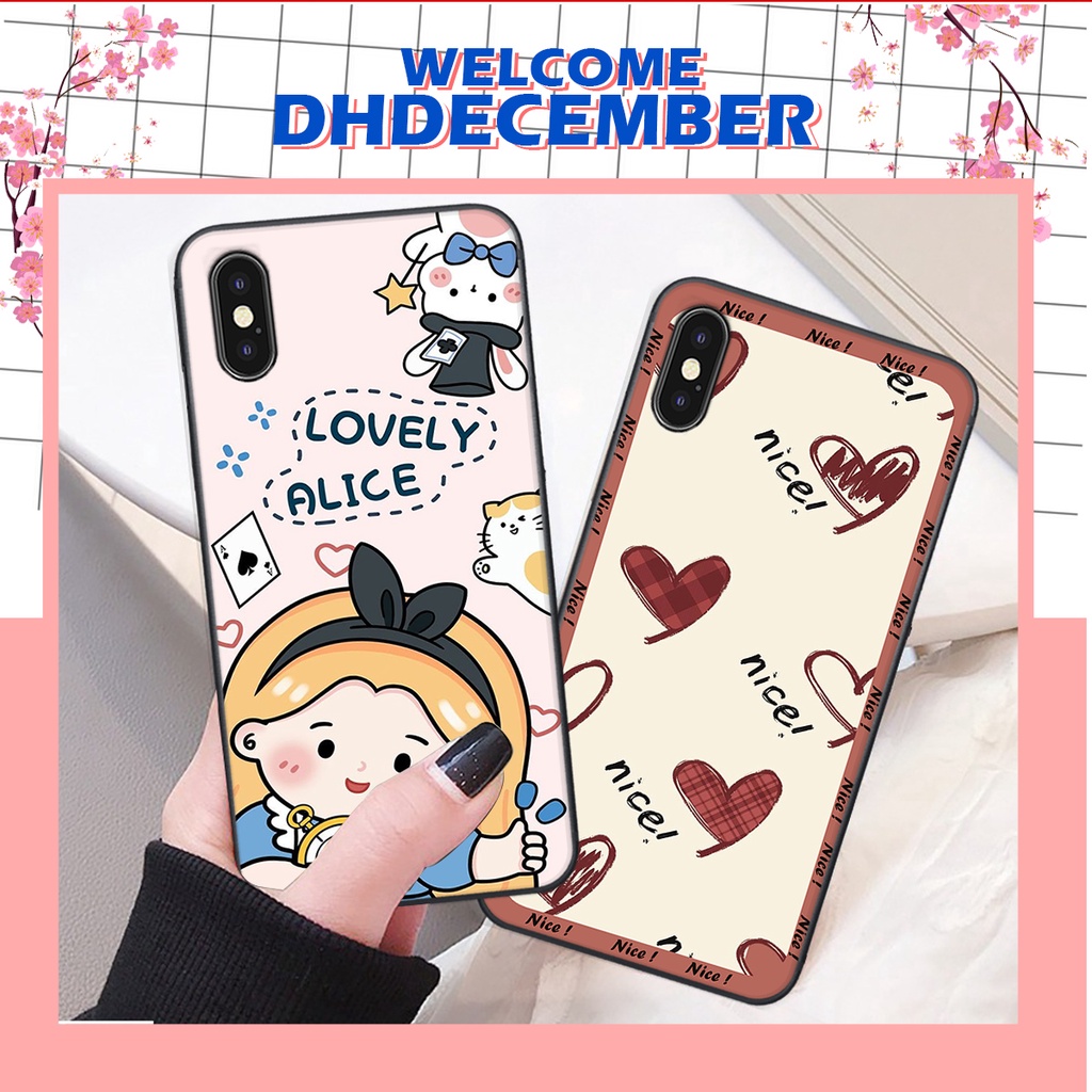 Ốp lưng iphone X / XS / XS MAX in hình nice ,good luck happy ốp xinh viền dẻo đẹp chất