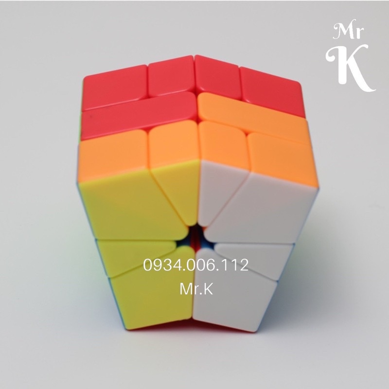 RUBIK SQUARE-1 CUBE STICKERLESS MOYU MEILONG MFJS SQ1 RUBIK BIẾN THỂ