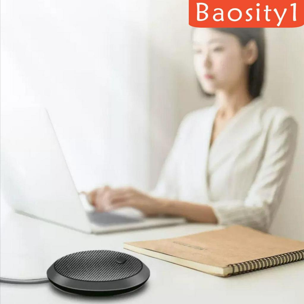 Micro thu âm đa hướng 360 độ đầu cắm USB không gây ồn dành cho máy tính