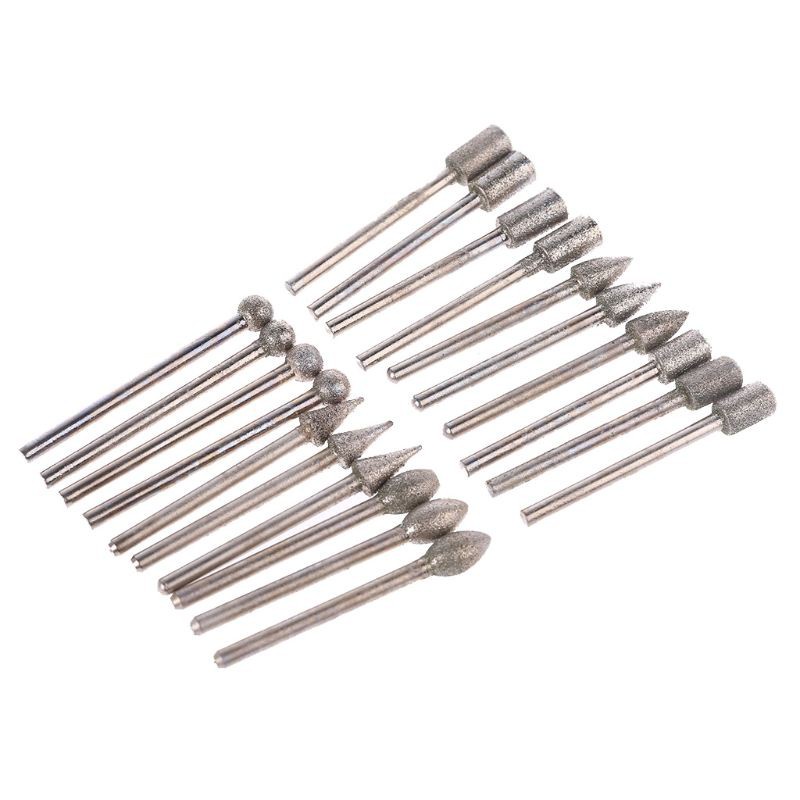 Set 20 Đầu Mài Kim Cương 6x3mm Bits