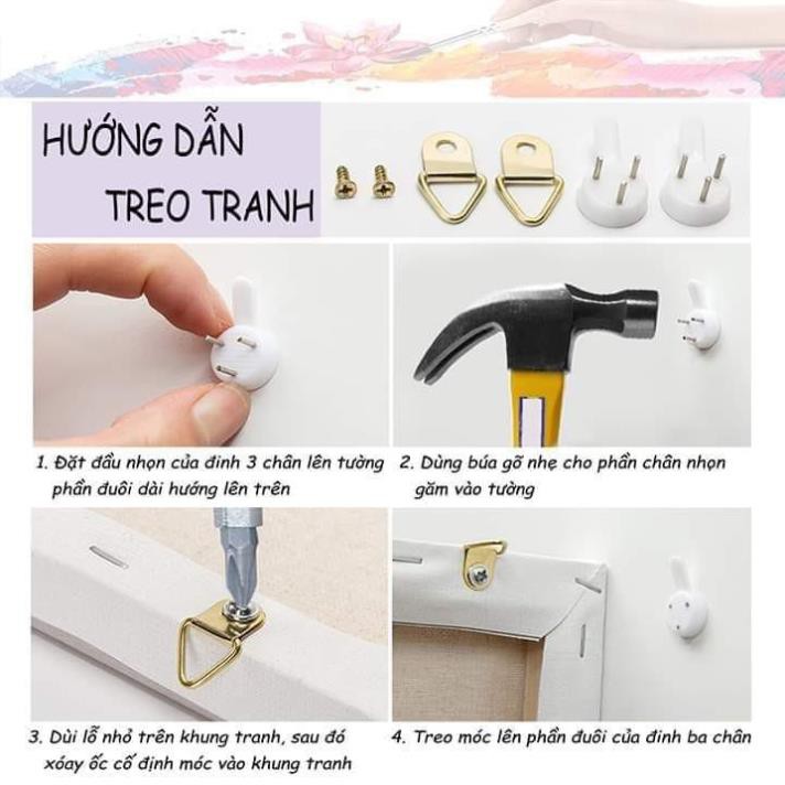 【𝐇𝐎𝐓】💥【+𝟑𝟎𝟎 mẫu hàng sẵn】💥Tranh Tô Màu Số Hóa Chang 💥 Đã căng khung DIY - 【Top Tranh Nàng Thơ Bán Chạy Nhất】