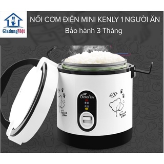 Nồi cơm điện mini KENLY có quai xách - Bảo hành 3 tháng