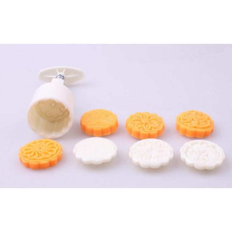 Khuôn bánh trung thu 50gr 4 mặt tròn