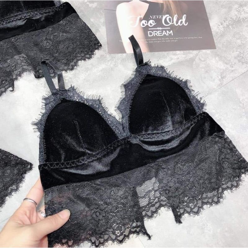 [Mã WASKT410K giảm 10K đơn 50K] (339)áo bra nhung Hot hit chuẩn mẫu lên sàn | BigBuy360 - bigbuy360.vn