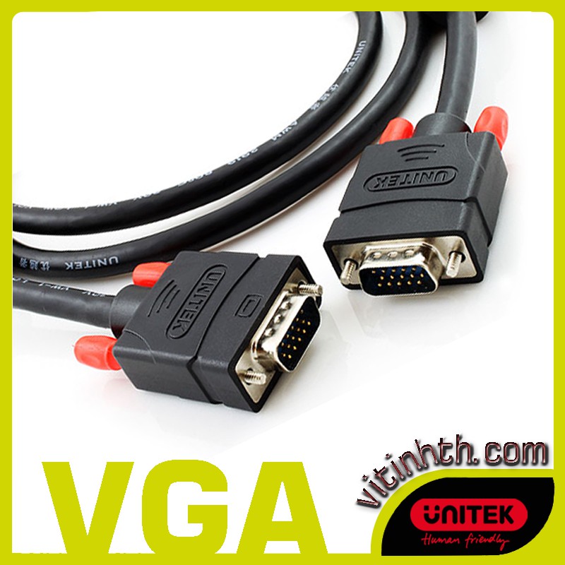 Cáp VGA 3m UNITEK chính hãng / cáp tín hiệu màn hình - THComputer Q11