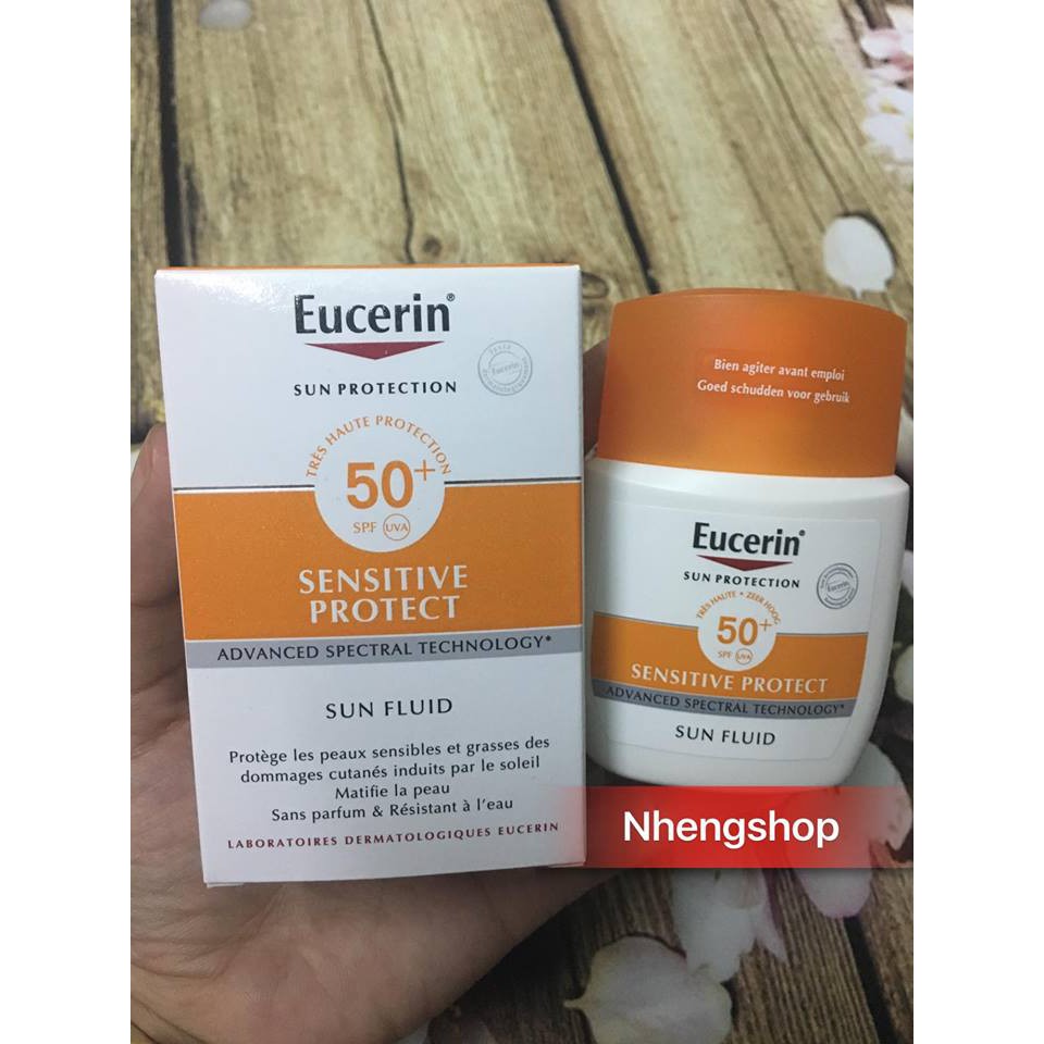 [Fullsize] Kem chống nắng cho mặt Eucerin Sensitive Protect SPF50+