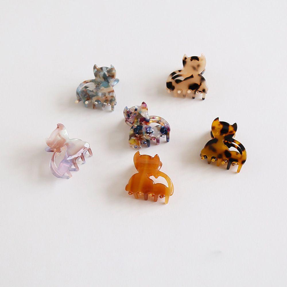 NICKOLAS Kẹp Tóc Càng Cua Mini Nhiều Màu Sắc Ngọt Ngào Phong Cách Hàn Quốc Thời Trang Cho Nữ