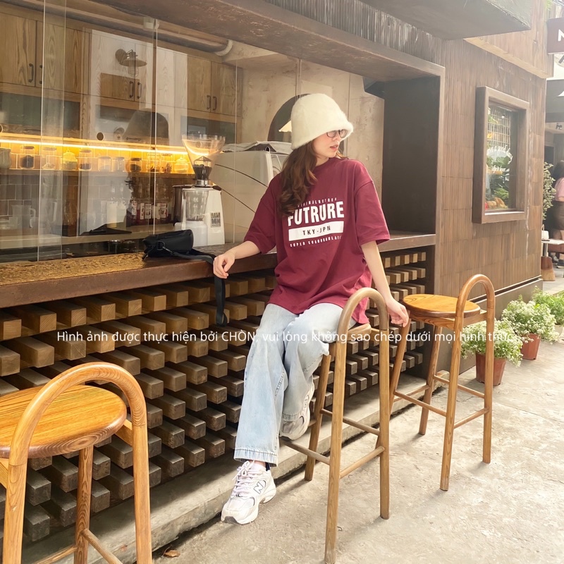 Áo thun 3158 MÀU ĐỎ hàng loại 1 chất dày dặn Cotton Unisex CHÒN CLOTHING