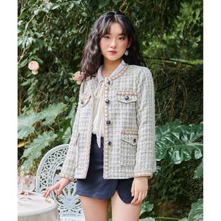 BLEUBIRD Áo khoác dạ tweed COCO TWEED JACKET