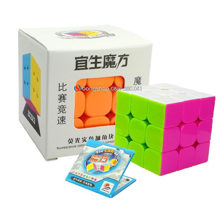 Rubik 3x3 Moyu Meilong Trơn Mượt - Nhanh 💝 Đồ chơi Rubic 3 Tầng Stickerless