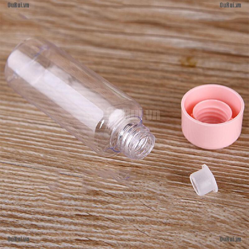 Set 7 Lọ Nhựa Trong Suốt Đựng Mỹ Phẩm Du Lịch Tiện Lợi