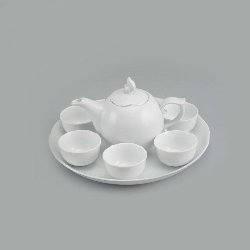 Bộ trà mẫu đơn trắng 0.3L