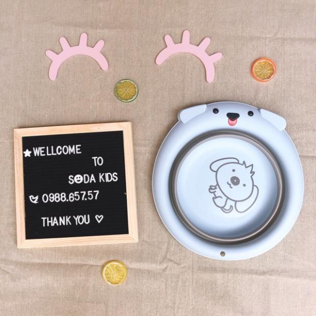 XẢ KHO CHẬU GẤP GỌN HÌNH CÚN