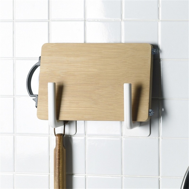 Giá Đỡ Cuộn Khăn Giấy Đa Năng Dán Tường Nhà Bếp/Phòng Tắm