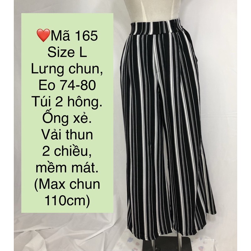 [QVD161168] Quần váy dài 2hand